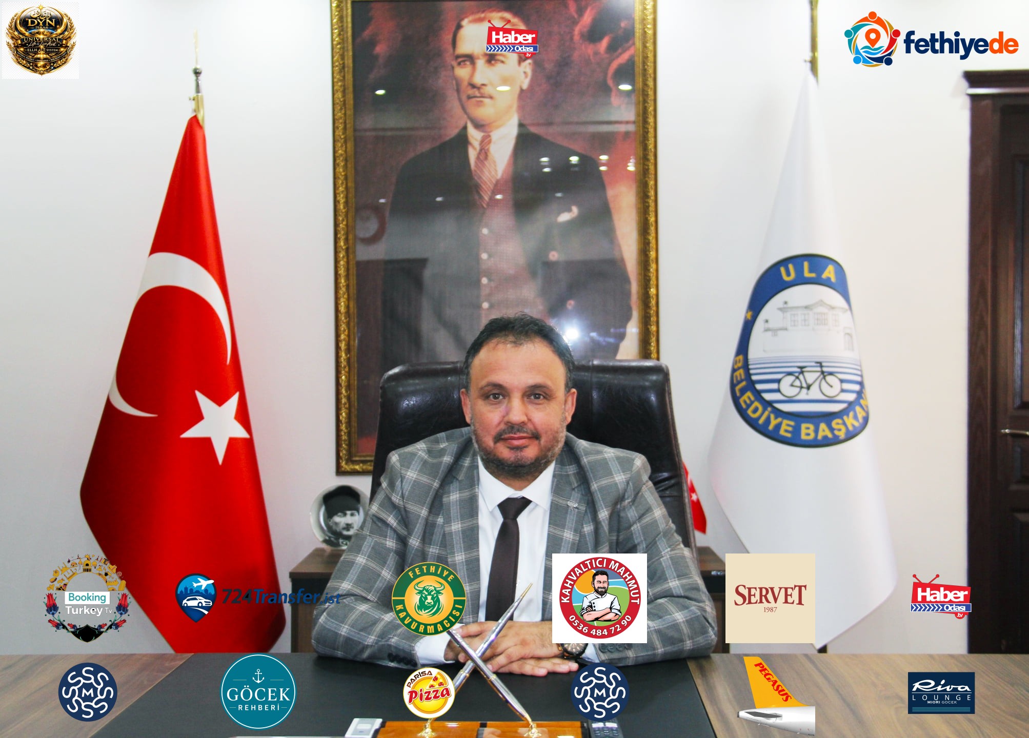 [BELEDIYE · Muğla · Ula] Belediye Başkanımız Sayın Özay Türklerin 30 Ağustos Zafer Bayramı Mesajı