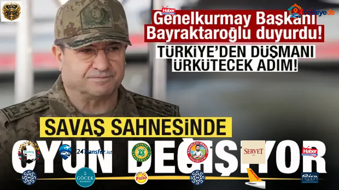 Genelkurmay Başkanı Bayraktaroğlu duyurdu! Tarihi adım! Savaş sahnesinde oyun değişiyor!