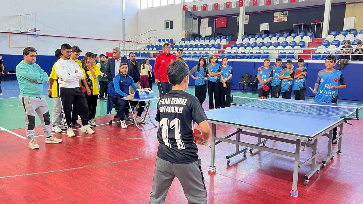 Tomarza'da 29 Ekim etkinlikleri kapsamında masa tenisi ve dart turnuvası yapıldı