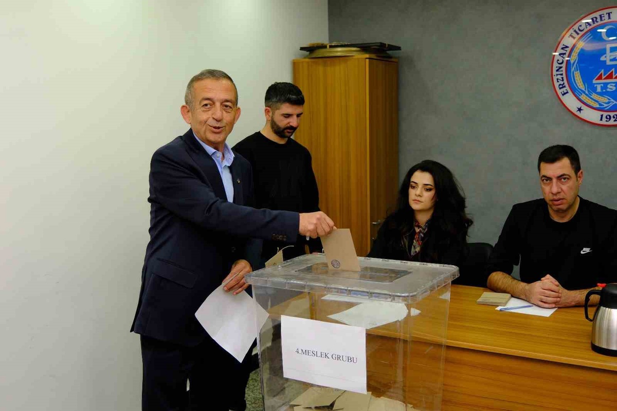 Erzincan TSO başkanlık seçimini Ahmet Tanoğlu 1105 oyla kazandı