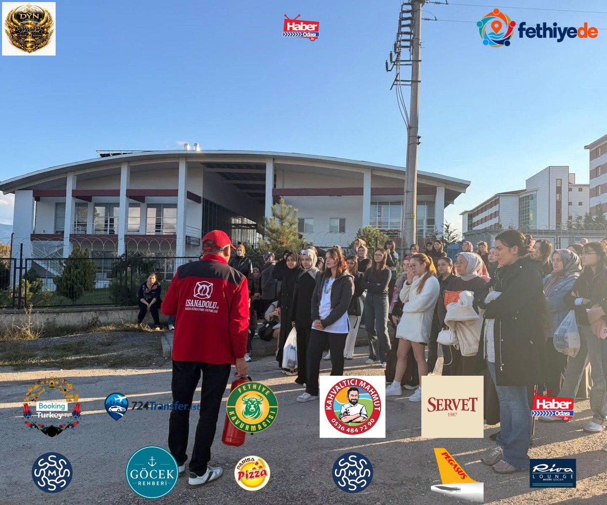 Bolu'da Seyyide Nefise Yurdu'nda deprem tahliye ve yangın söndürme tatbikatı yapıldı