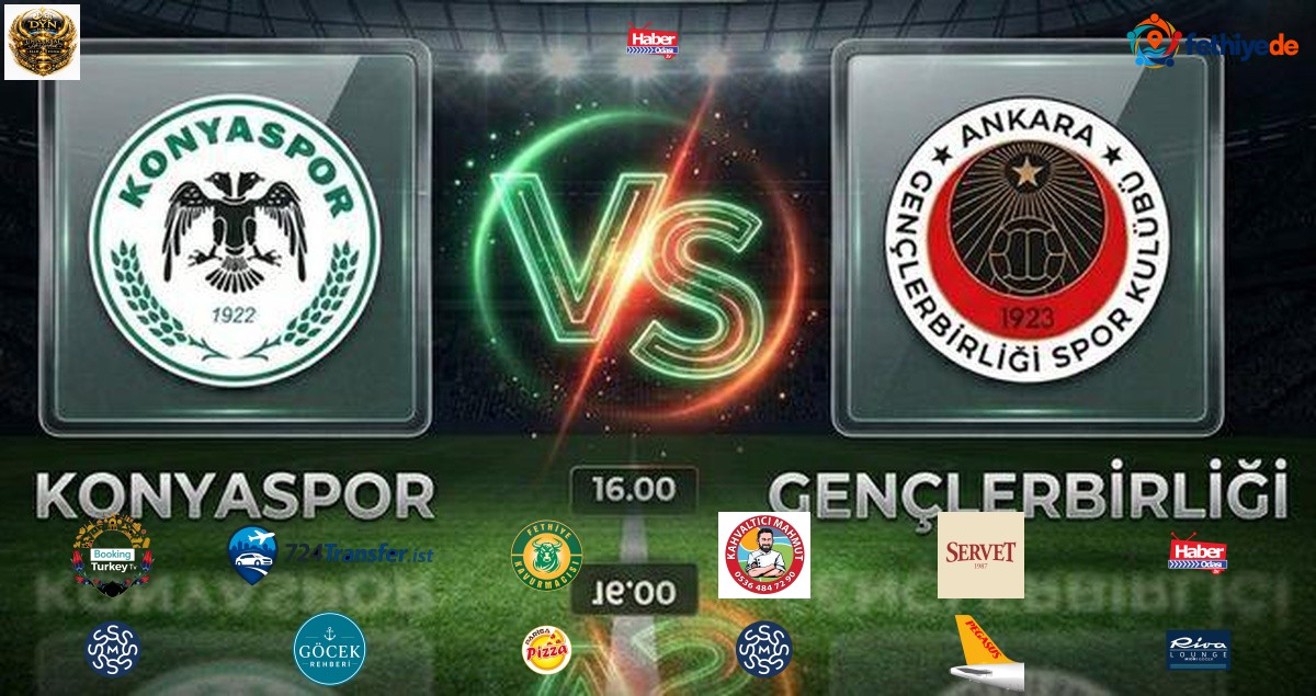 Konyaspor Gençlerbirliği CANLI İZLE! Gençlerbirliği Konyaspor maçı hangi kanalda, CANLI nereden izlenir?