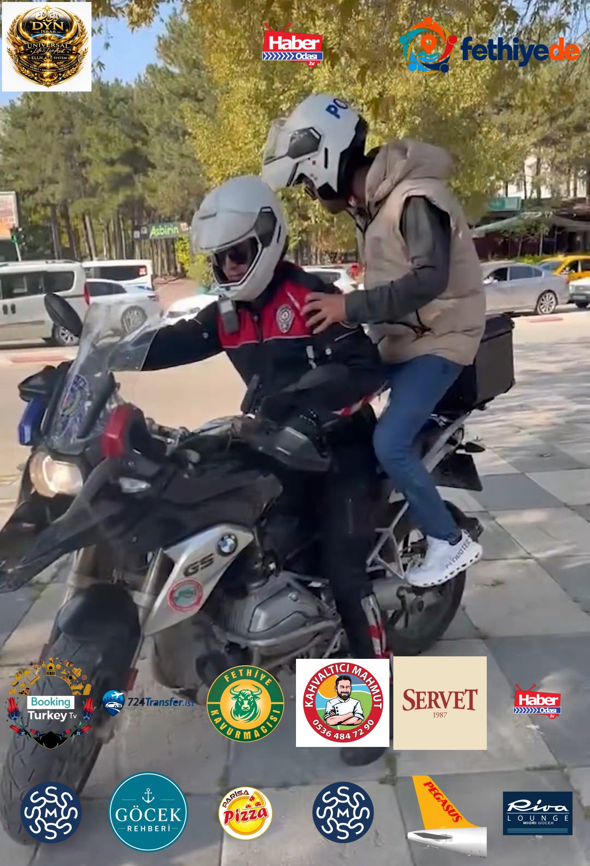 Elazığ'da geç kalan bazı KPSS adaylarını polis sınav merkezine yetiştirdi