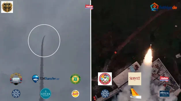 SİPER ÜRÜN-2 Hava Savunma Füzesi’nin havada hedef değiştirme testi gerçekleştirildi.
