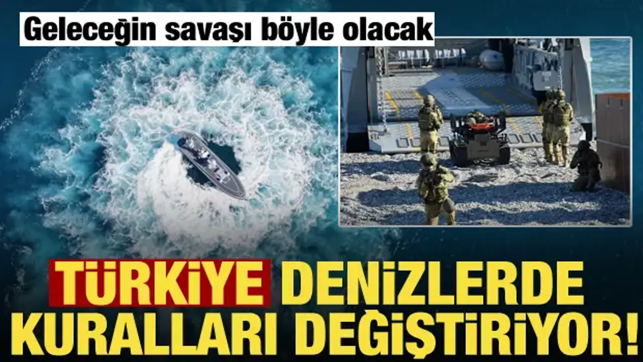 Türkiye'den denizde tarihi tatbikat: Geleceğin savaşı böyle olacak