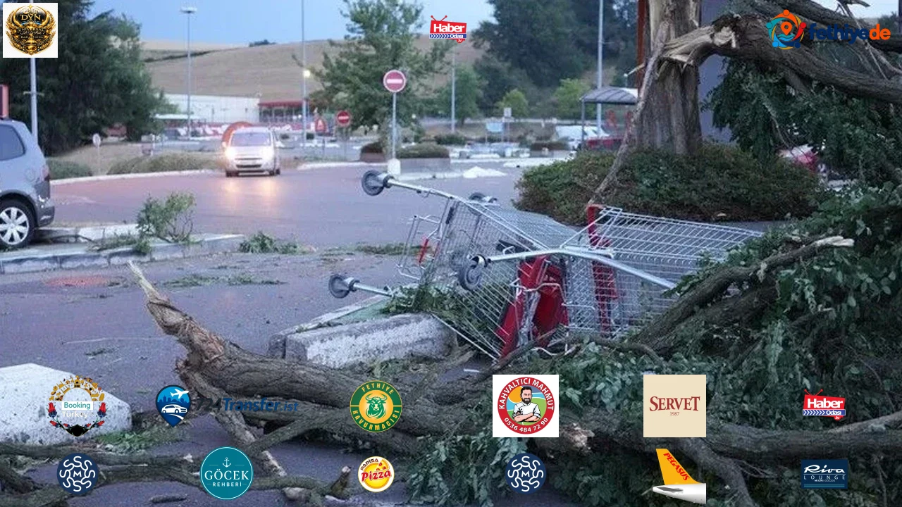 Fransa'yı fırtına vurdu: 54 bin hane elektriksiz kaldı