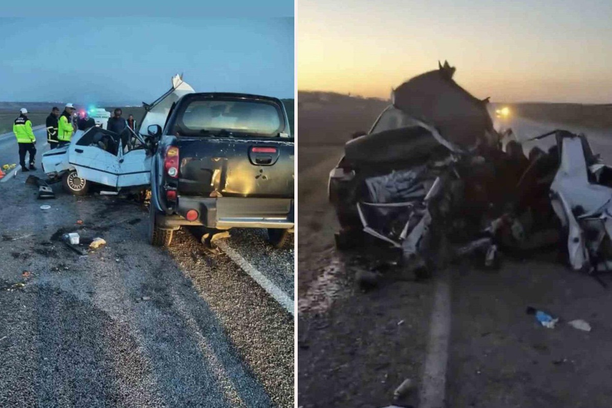 Otomobille pikap çarpıştı! Genç sürücüden acı haber