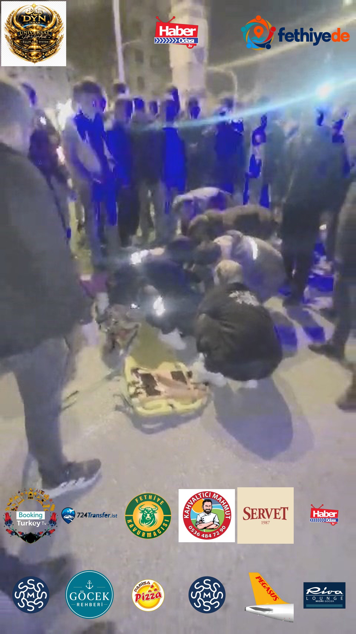 Elazığ Kovancılar'da yolun karşısına geçerken kamyonun çarptığı genç ağır yaralandı