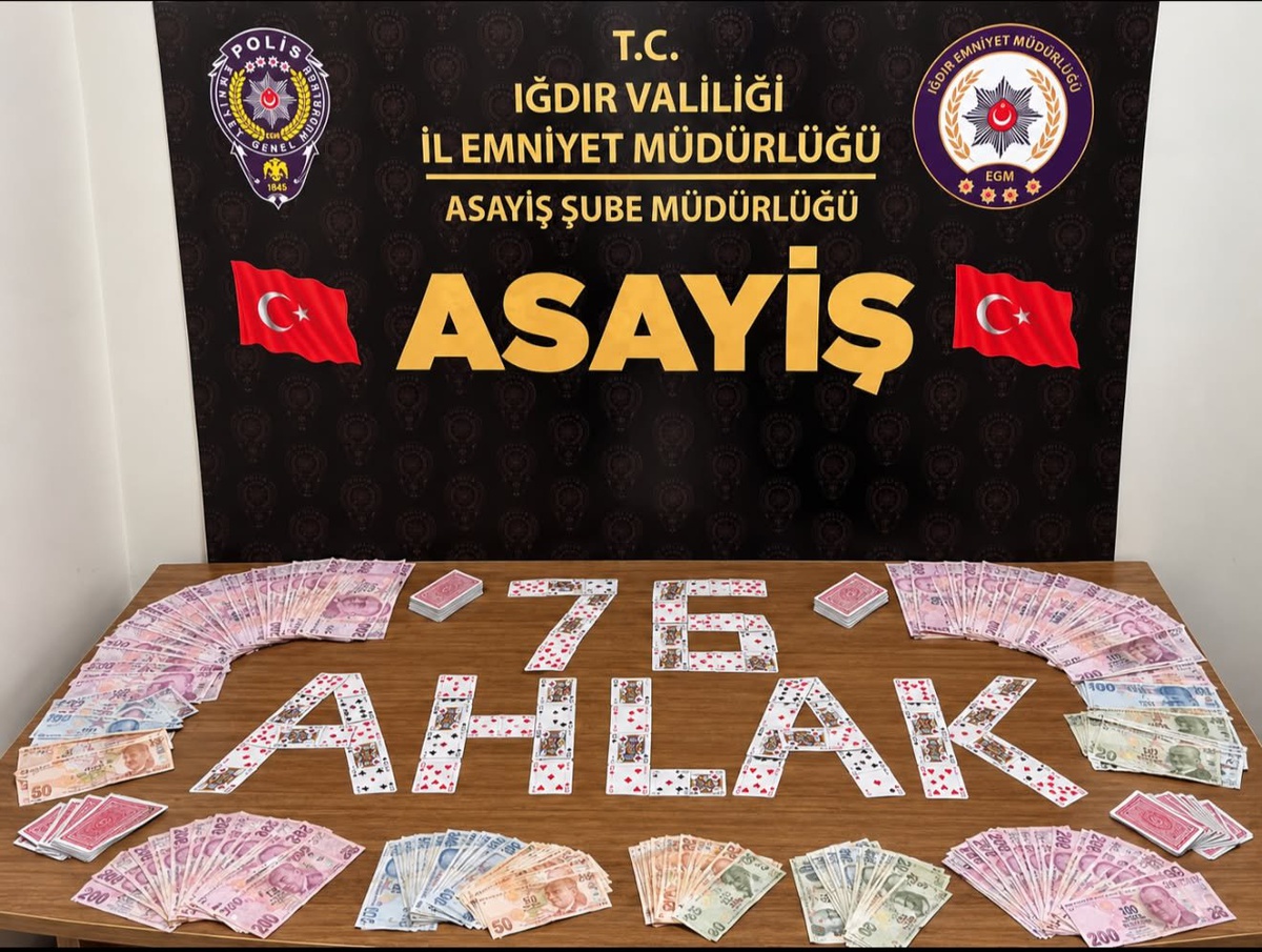 Iğdır'da kumar ve fuhuş operasyonunda 4 iş yeri kapatıldı, 13 kişiye ceza kesildi