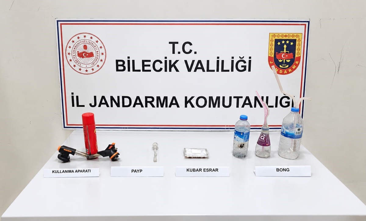 Bilecik Osmaneli'de uyuşturucu operasyonunda 3 şüpheli gözaltına alındı