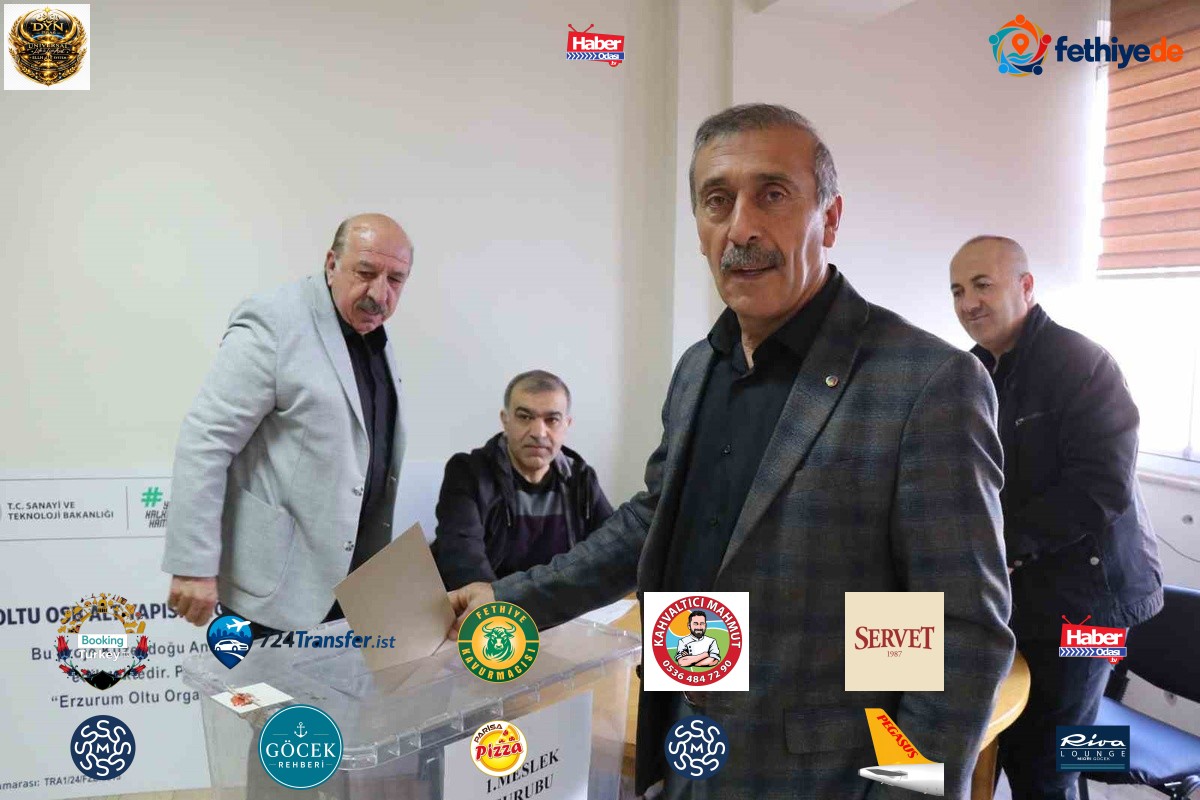 Oltu TSO'da beyaz liste 5 komiteyi de kazandı, Baki Karaca 5. kez başkan seçildi