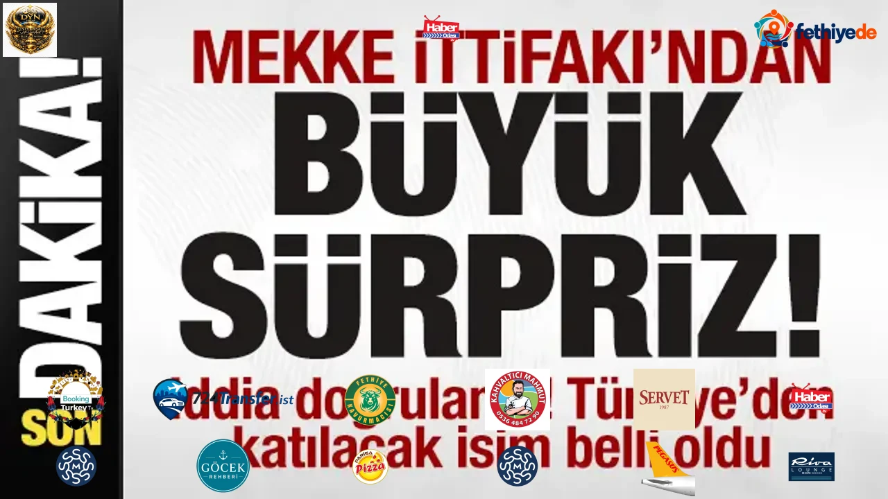 Mekke İttifakı'ndan büyük sürpriz! İddia doğrulandı! Türkiye'den katılacak isim belli oldu