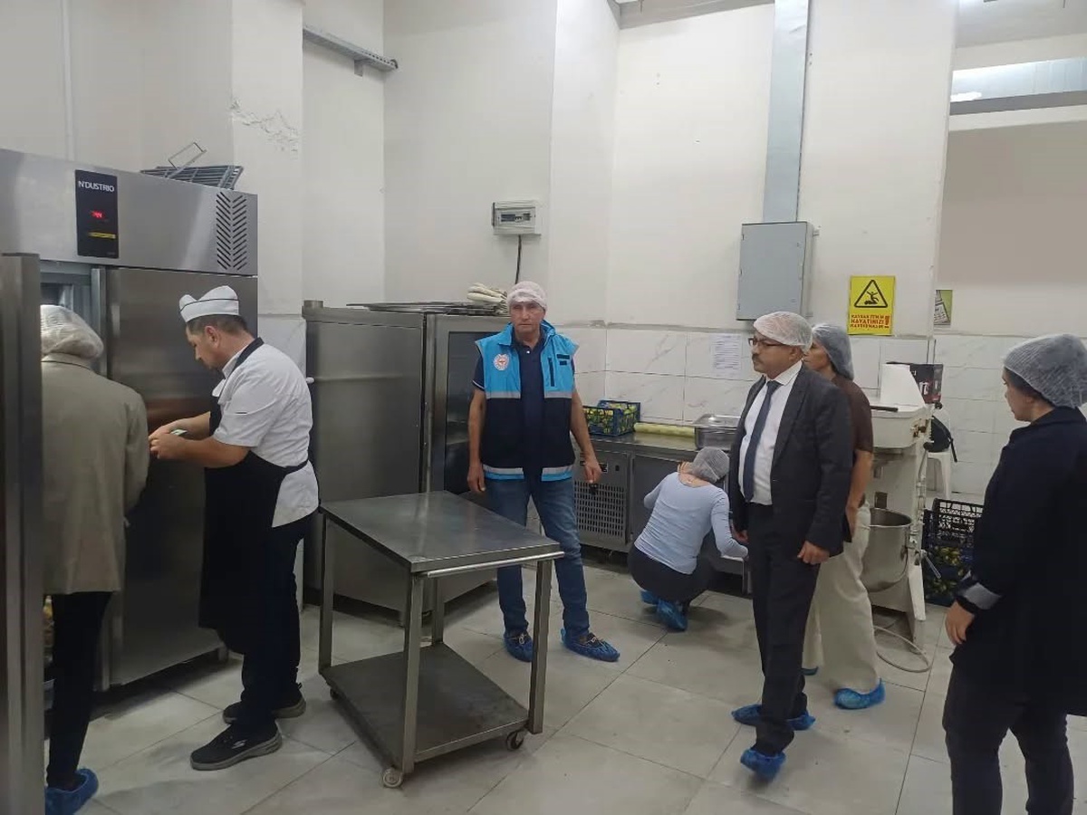 Nazilli'de kurum yemekhanelerinde hijyen ve gıda güvenliği denetlendi