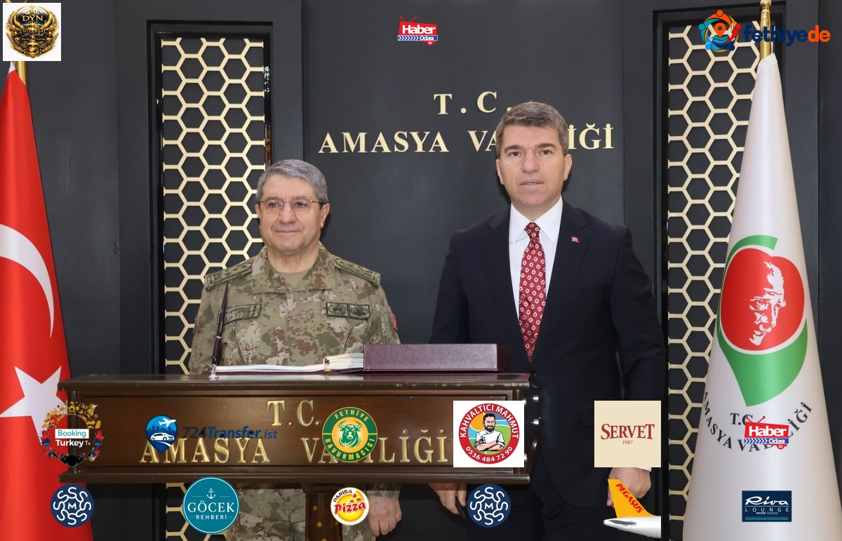 Genelkurmay Başkanı Bayraktaroğlu, Amasya Valiliği'nde Vali Bakan ile görüştü
