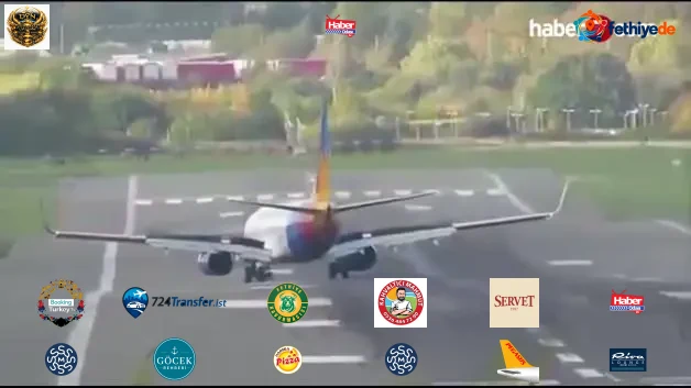 İngiltere'de yolcu uçağı iniş sırasında pistten çıktı