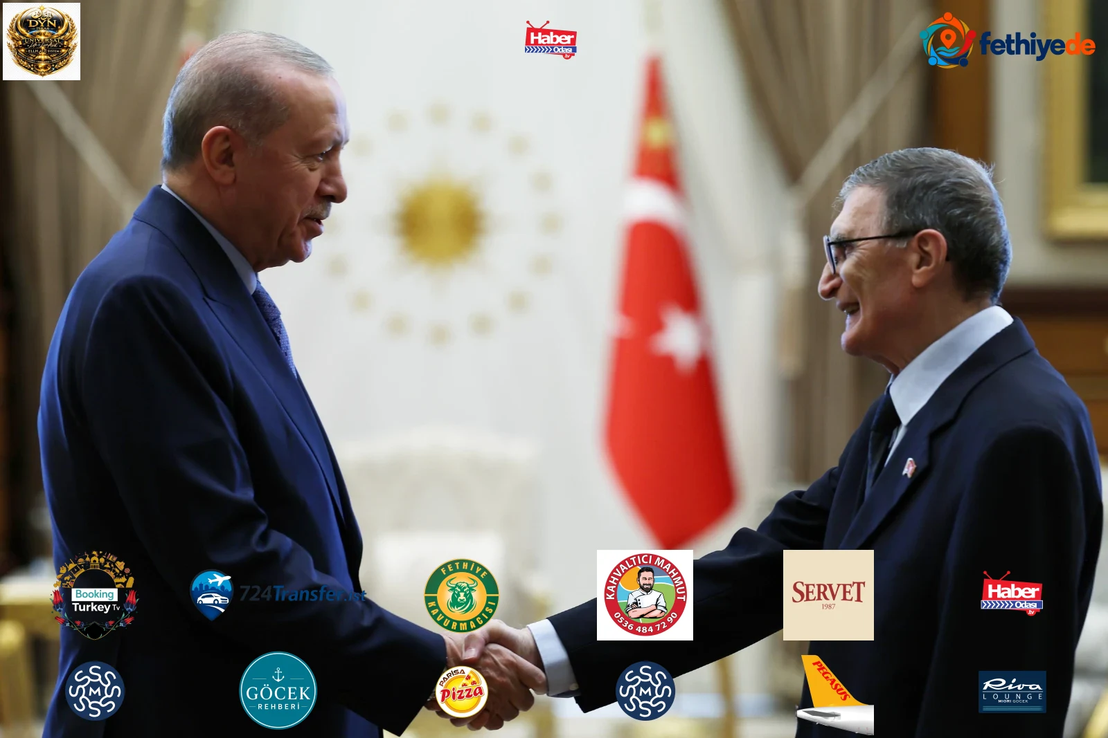 Cumhurbaşkanı Recep Tayyip Erdoğan, Aziz Sancar'ı kabul etti