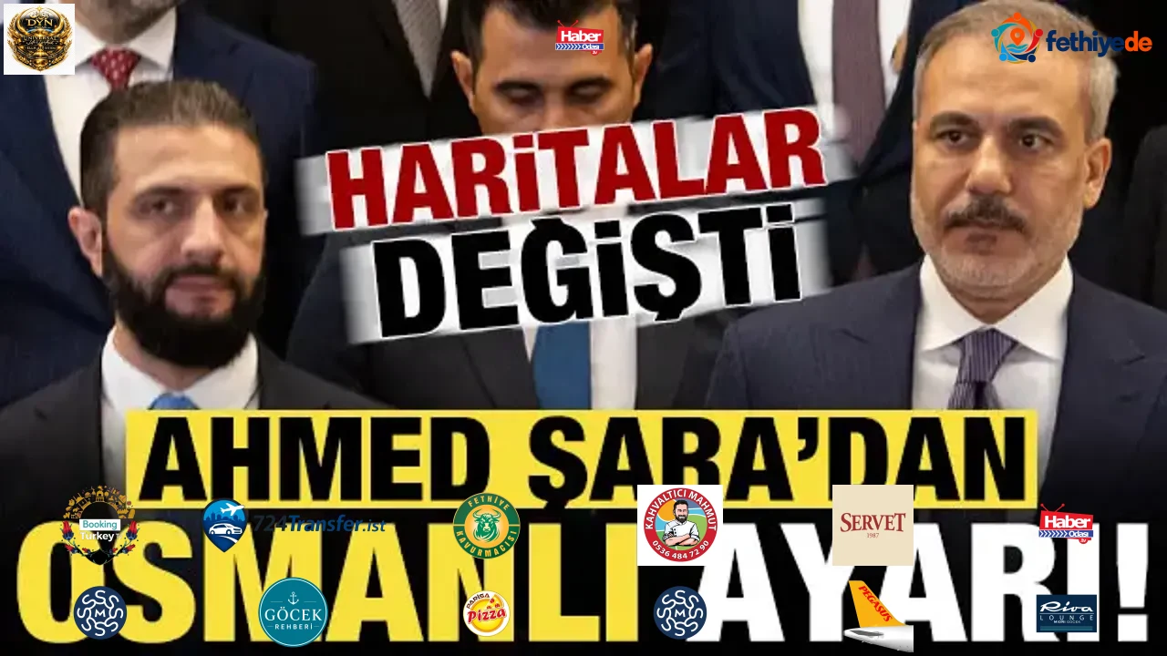 Ahmed Şara'dan Osmanlı ayarı! Haritalar değişti...