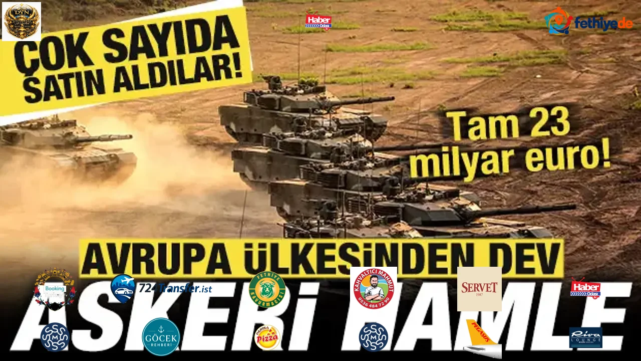 Avrupa ülkesinden savaş hamlesi! Çok sayıda satın aldılar! Tam 23 milyar euro