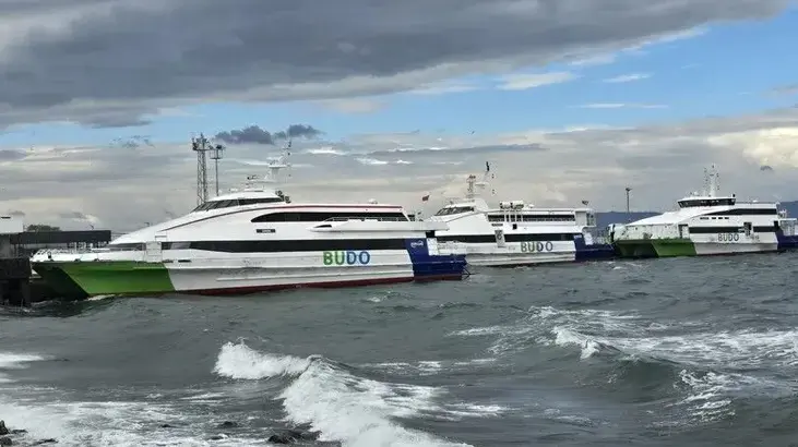 Deniz ulaşımına hava muhalefeti engeli! BUDO 8 seferini iptal etti