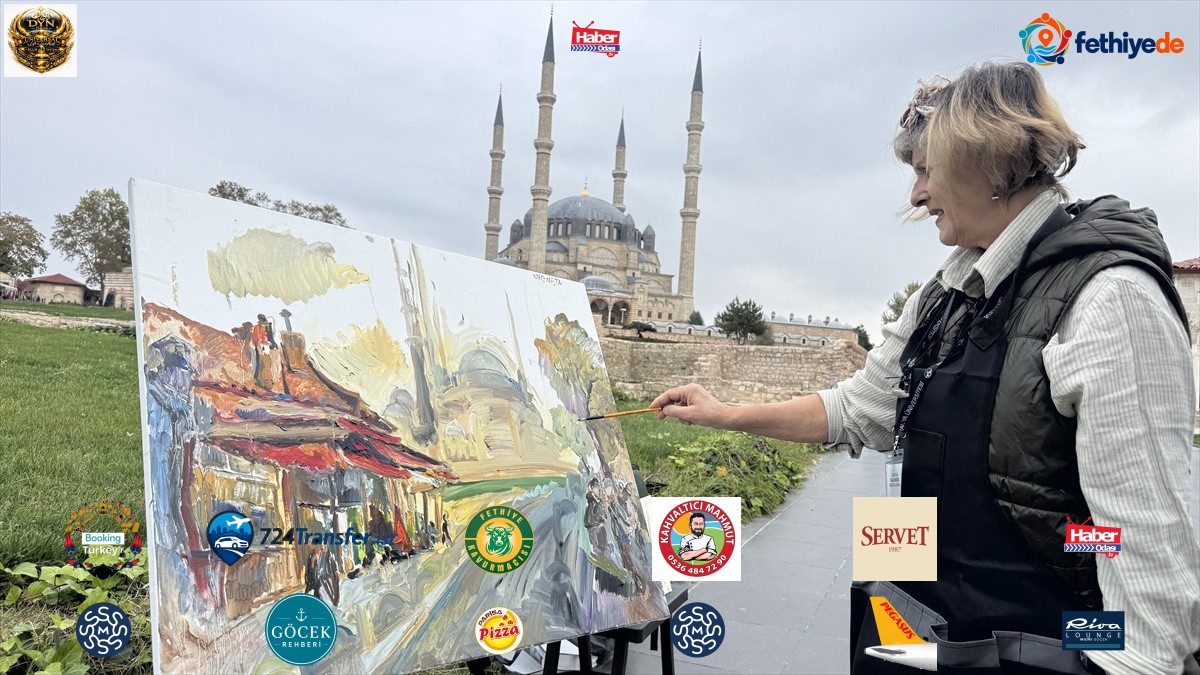Edirne'de Balkan ressamları Selimiye'yi resmedip 29 Ekim'de sergi açacak