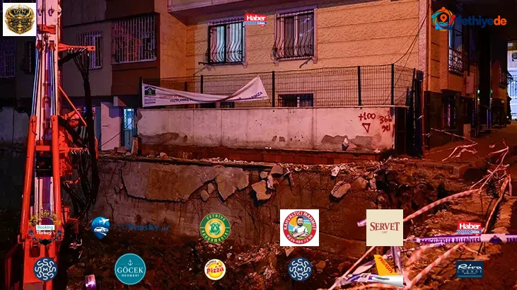 Bahçelievler'de çökme riski oluşan 2 apartman boşaltıldı
