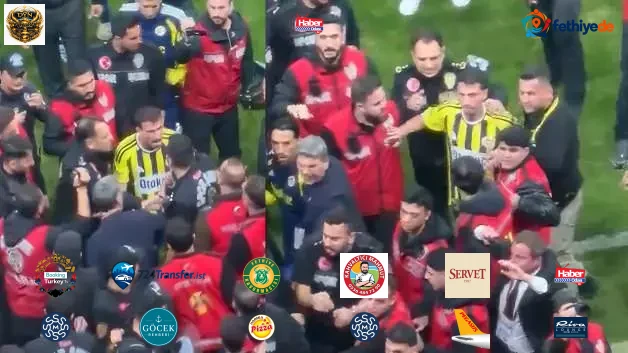 Derbi sonrasında Mert Hakan Yandaş'ın polis memurunu itiklemesi tepki çekti