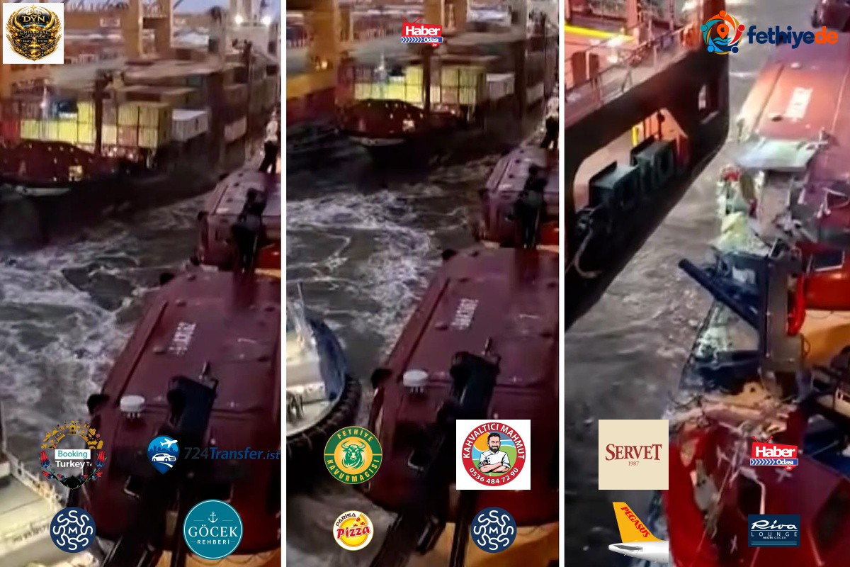 Almanya'da 3 bin 350 kişi bulunan kruvaziyer gemisinde korku dolu anlar! Limandan çıkarken konteyner gemisine çarptı