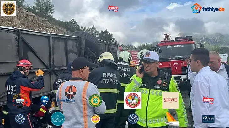 Son dakika... Antalya kara yolunda yolcu otobüsü devrildi! Ölü ve yaralılar var