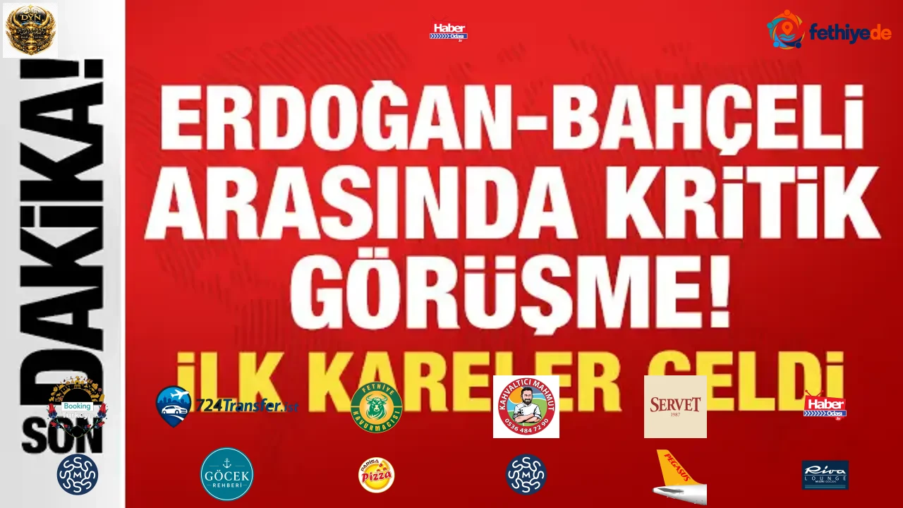 Cumhurbaşkanı Erdoğan ile MHP lideri Bahçeli arasında kritik görüşme: İlk kareler geldi
