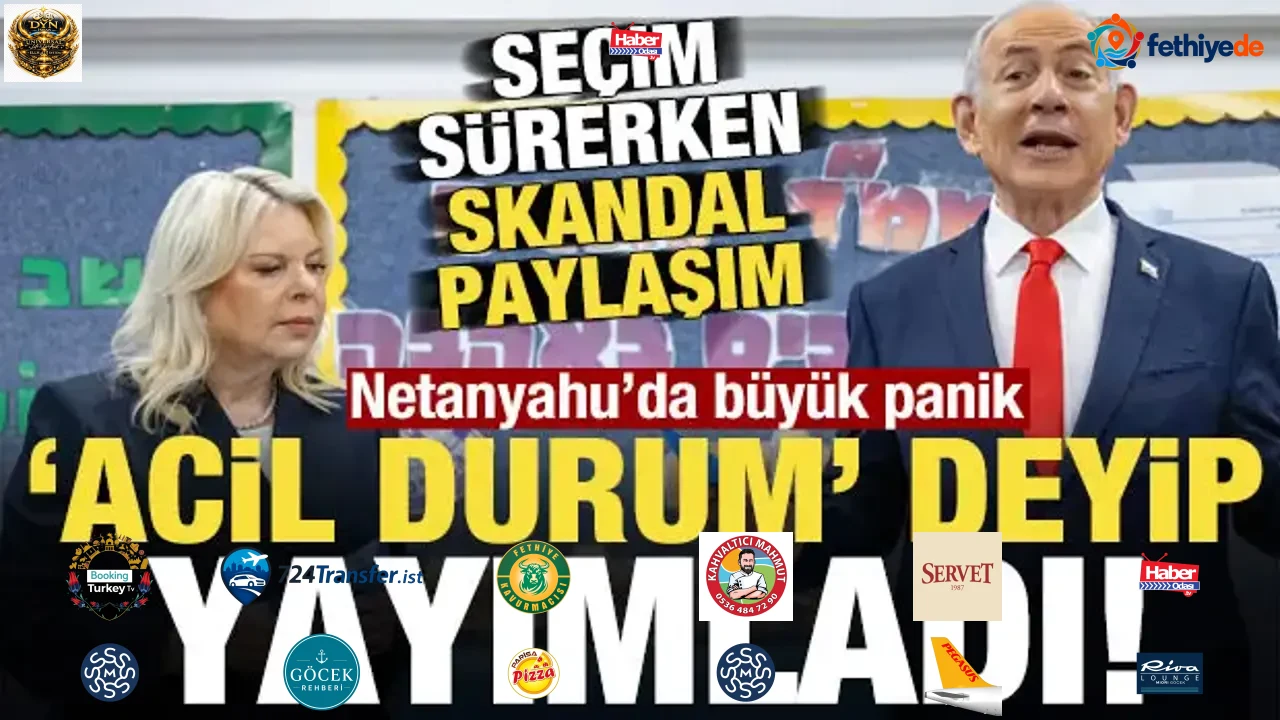 Seçim sürerken Netanyahu'dan skandal paylaşım geldi! 'Acil durum' deyip...