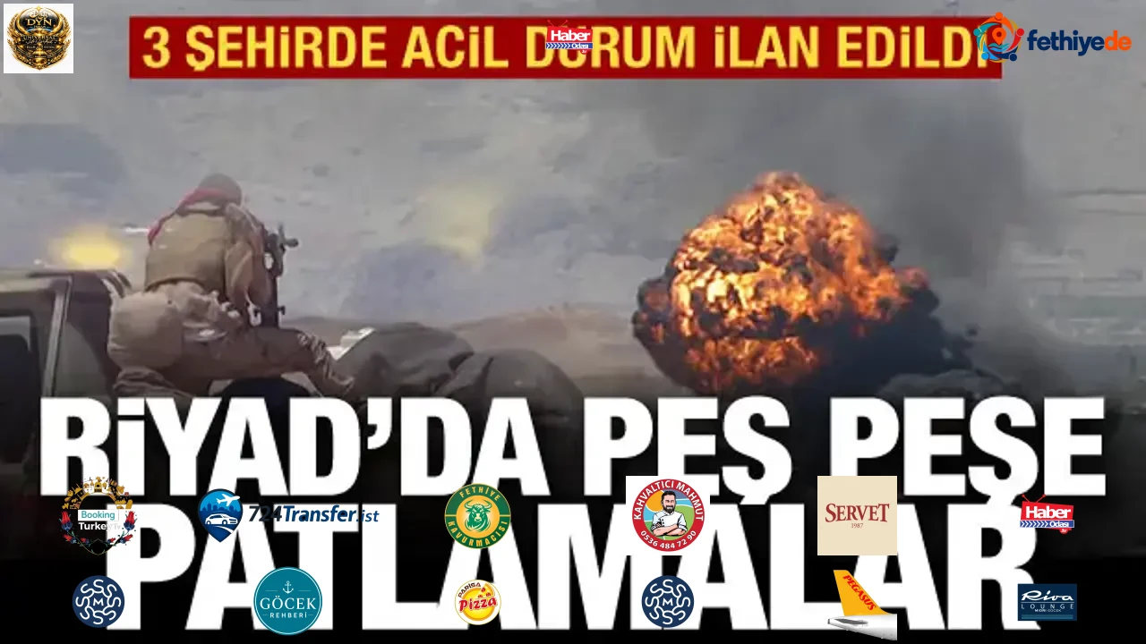 Riyad'da peş peşe patlamalar! 3 şehirde "acil durum" ilanı