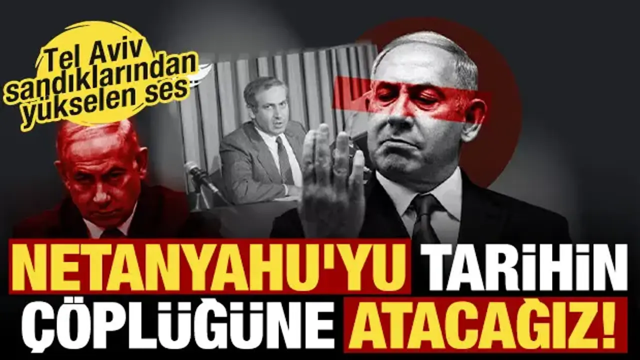Ortak liste liderinden Netanyahu açıklaması: "Tarihin çöplüğüne atacağız"