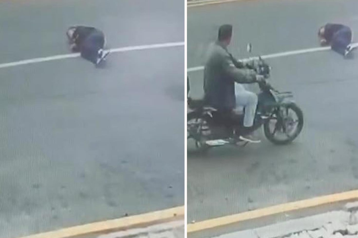 Otomobilin öğrenciye çarptığı kaza kamerada