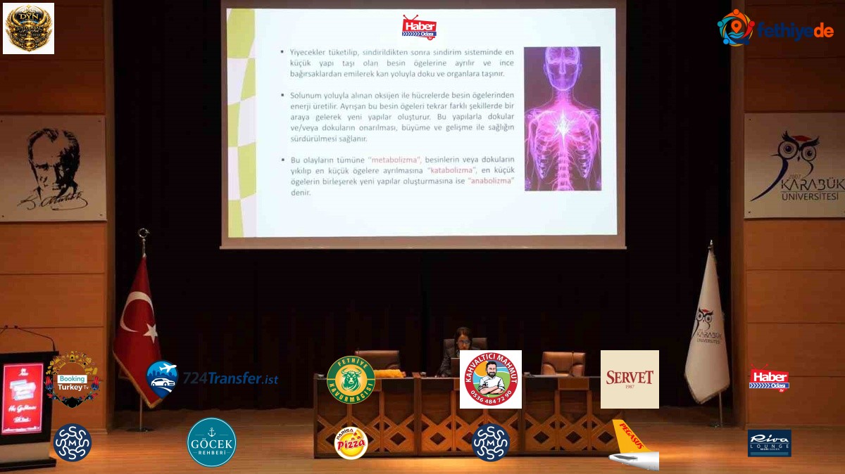 KBÜ’de idari personele sağlıklı beslenme eğitimi verildi