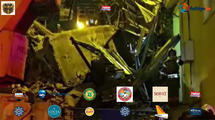 Beyoğlu'nda Kullanılmayan Beş Katlı Yapı Yıkıldı