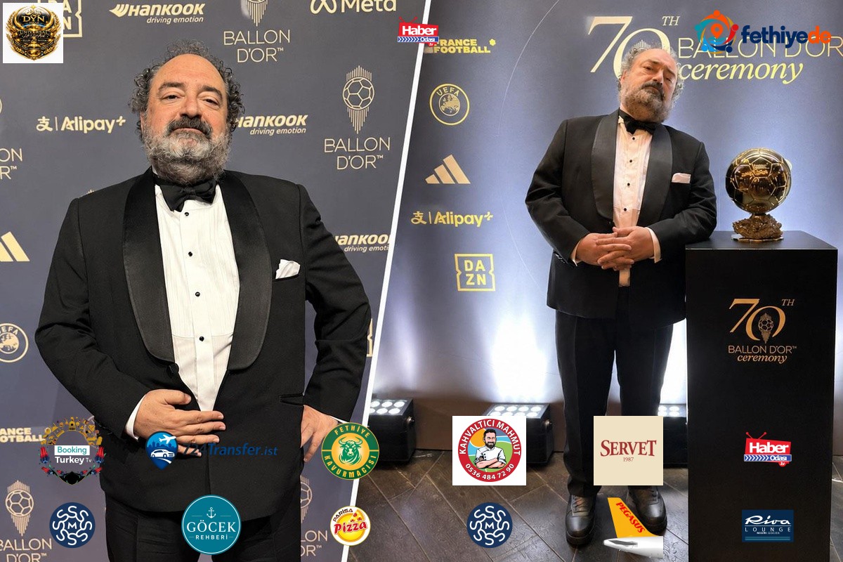 Nevzat Aydın Ballon d'Or töreninde! Herkes aynı yorumu yaptı: Para var huzur var