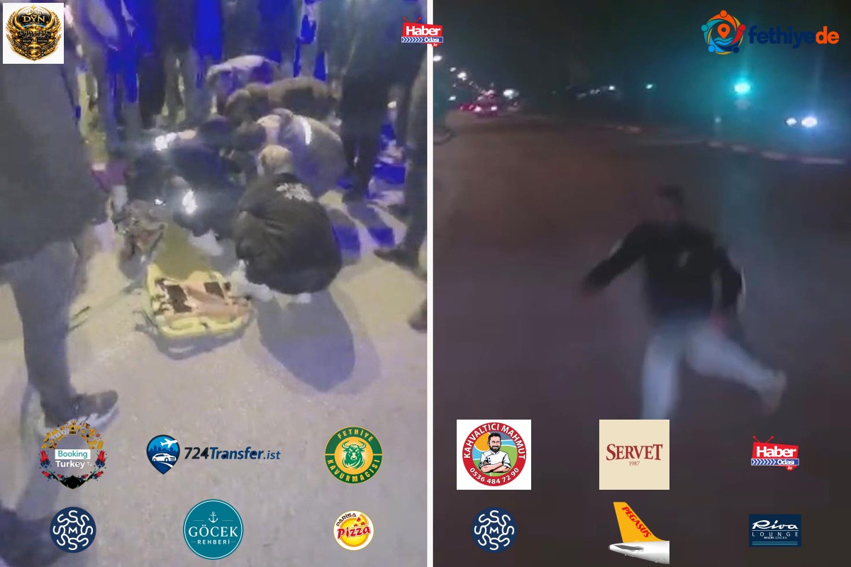 Elazığ’da kamyonun yayaya çarpma anı araç kamerasında