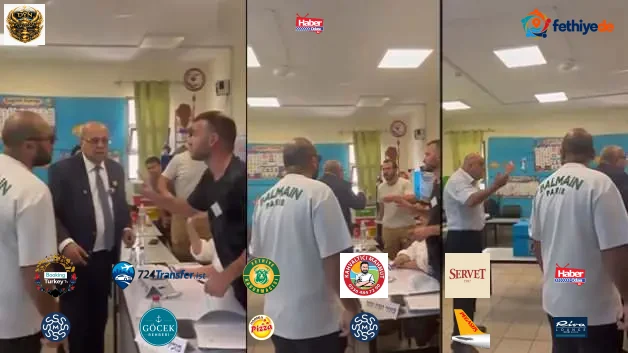 Arap parti lideri Ahmed Tayyib İsrailli sandık görevlisine ayar verdi: 'Otur yerine otur!'