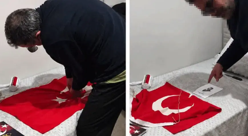 Türk bayrağı ve Atatürk’e hakaret! Öğretmen gözaltına alındı