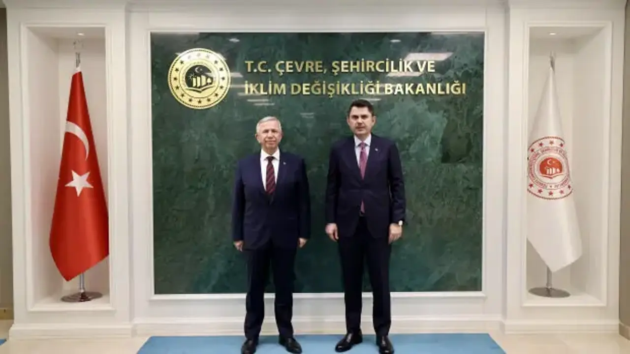 Bakan Kurum, Mansur Yavaş’ı kabul etti! 'Ortak akılla çalışacağız'