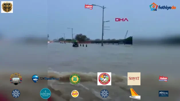 Muğla'da sağanak kabusu: Karayolu göle döndü, yol trafiğe kapatıldı!