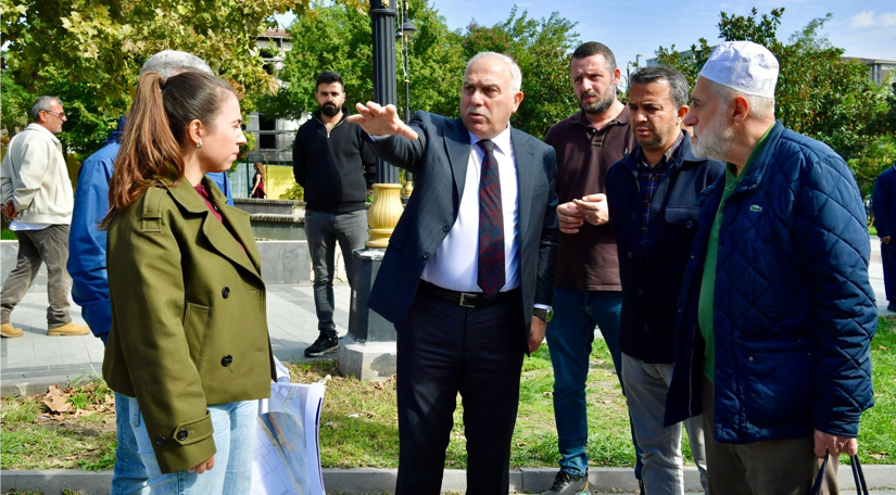 Başkan Turan, Edirnekapı Meydanı'nı Ziyaret Ederek Çalışmaları Yerinde Değerlendirdi
