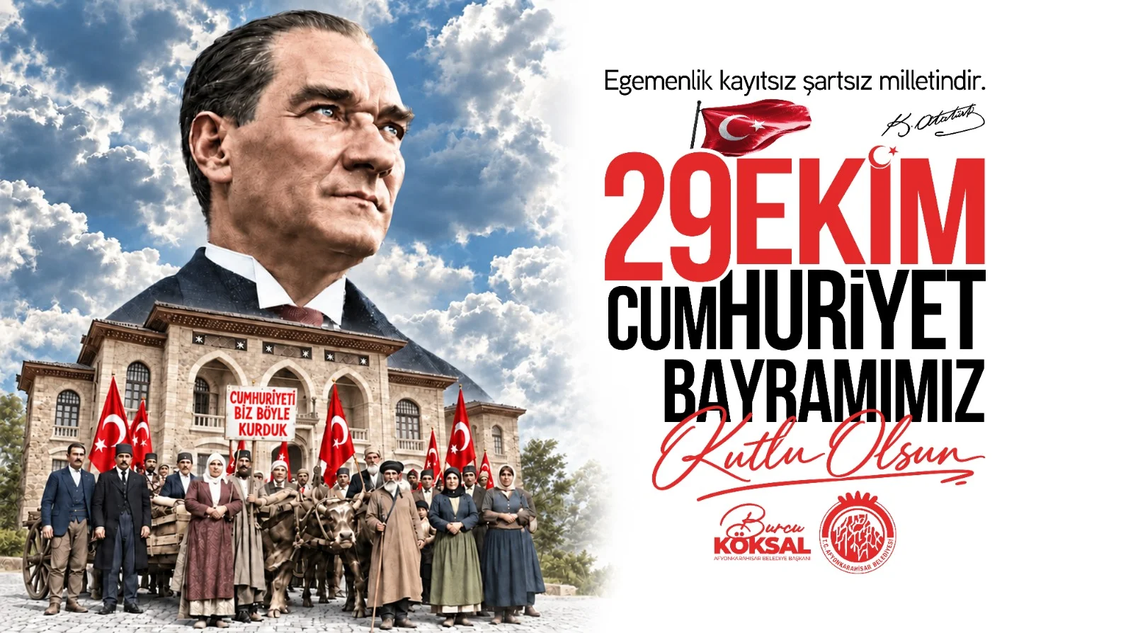 Belediye Başkanımız Burcu Köksal’ın 29 Ekim Cumhuriyet Bayramı Mesajı