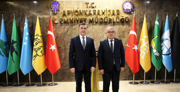 Başkan Özaşkın’dan İl Emniyet Müdürü Demirtola’ya Hayırlı Olsun Ziyareti