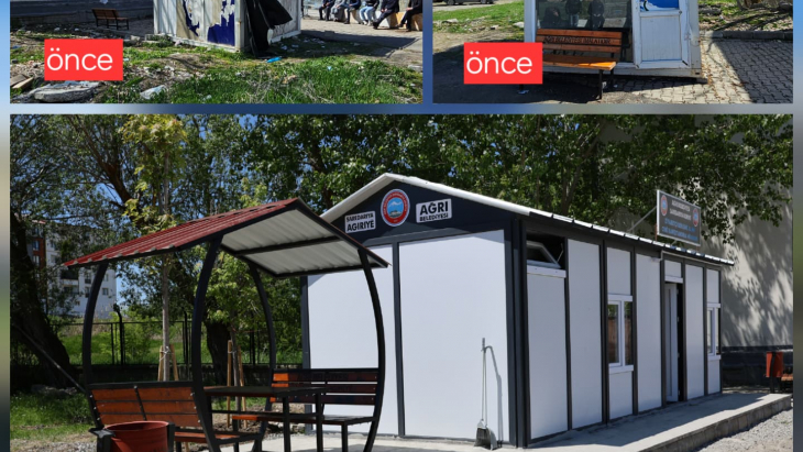 Ağrı Belediyesi’nden Cezaevi Ziyaretçilerine Yeni Bekleme Alanı