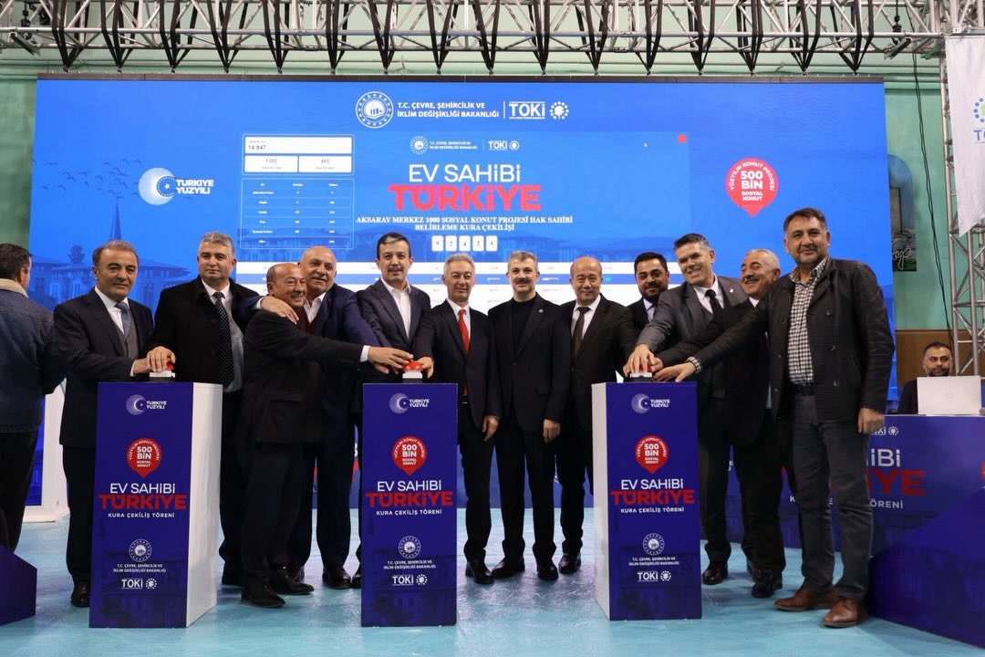 Ağaçören’de 79 vatandaşımız sosyal konut sahibi oldu