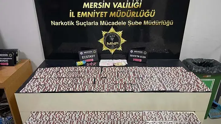 Mersin'de uyuşturucu operasyonu: Gözaltına alınan 8 kişiden 7'si tutuklandı