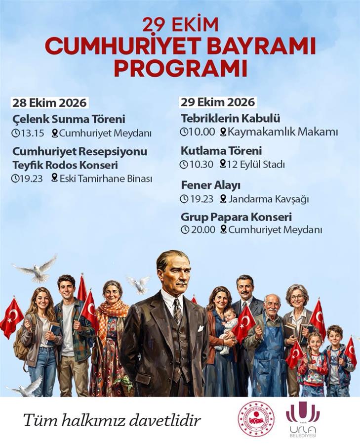 Cumhuriyetimizin 103. yılını büyük bir gurur ve coşkuyla kutluyoruz!