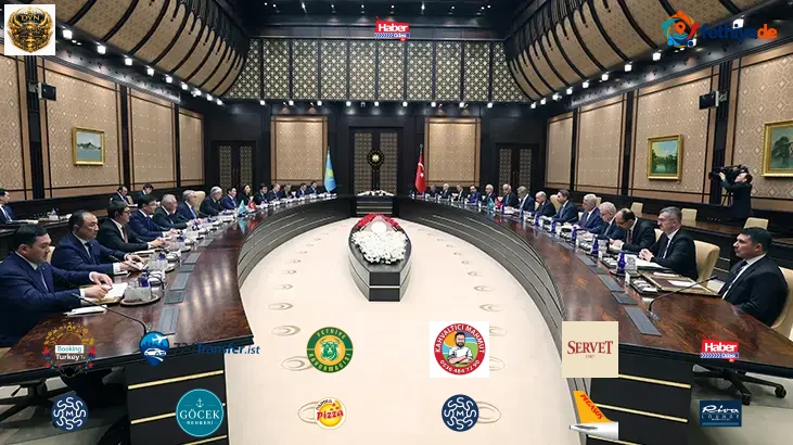 Erdoğan ve Tokayev heyetler arası görüşmeye başkanlık etti