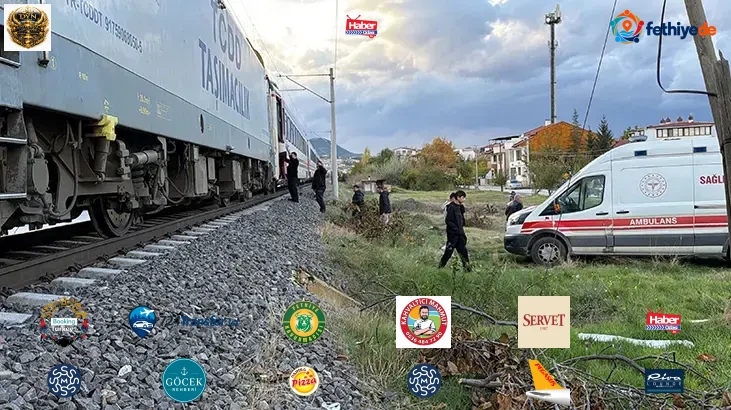 Kütahya'da feci kaza: Raylardan geçmeye çalışan yayaya tren çarptı
